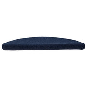 Vidaxl trapmatten zelfklevend 5 stuks 56x17x3 cm marineblauw halfrond - afbeelding 3