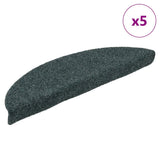 Vidaxl trapmatten zelfklevend 5 stuks 56x17x3 cm groen halfrond - afbeelding 2