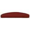 Vidaxl trapmatten zelfklevend 5 stuks 65x21x4 cm bordeaux rood halfrond groot