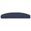 Vidaxl trapmatten zelfklevend 5 stuks 65x21x4 cm blauw halfrond groot