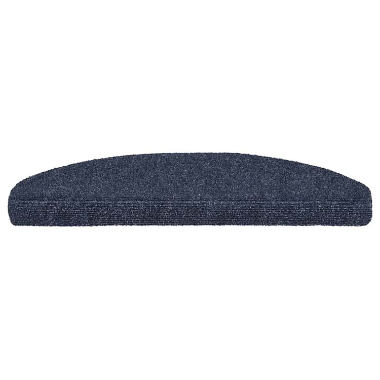 Vidaxl trapmatten zelfklevend 5 stuks 65x21x4 cm blauw halfrond groot