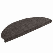 Vidaxl trapmatten zelfklevend 5 stuks 65x21x4 cm antraciet halfrond groot - afbeelding 2