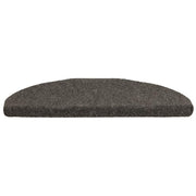 Vidaxl trapmatten zelfklevend 5 stuks 65x21x4 cm antraciet halfrond groot - afbeelding 3