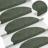 Vidaxl trapmatten zelfklevend 5 stuks 65x21x4 cm groen halfrond groot