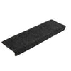 Vidaxl trapmatten zelfklevend 5 stuks 65x21x4 cm grijs rechthoekige rand