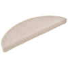 Vidaxl trapmatten 10 st 56x17x3 cm taupe halfrond
