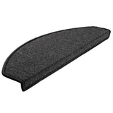 Vidaxl trapmatten 10 st 65x24x4 cm antraciet halfrond groot - afbeelding 3