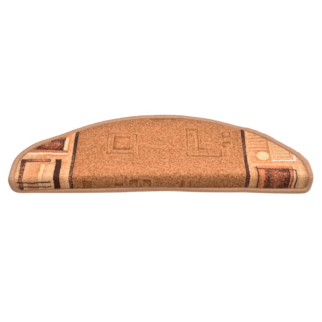 Vidaxl trapmatten zelfklevend 5 st 65x21x4 cm beige