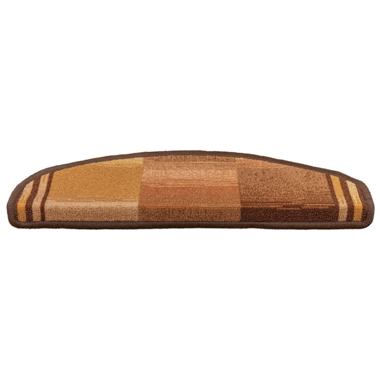 Vidaxl trapmatten zelfklevend 5 st 65x21x4 cm bruin