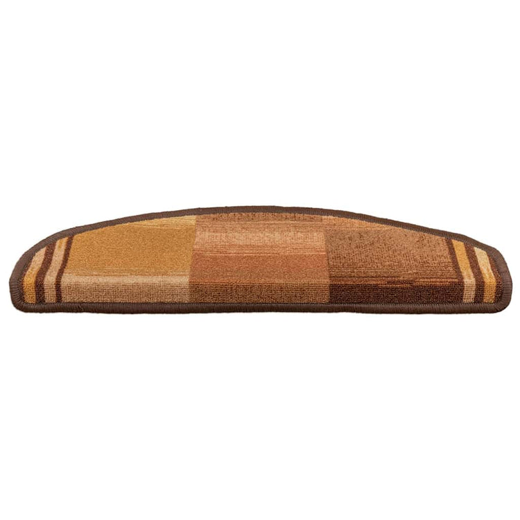 Vidaxl trapmatten zelfklevend 10 st 65x21x4 cm bruin