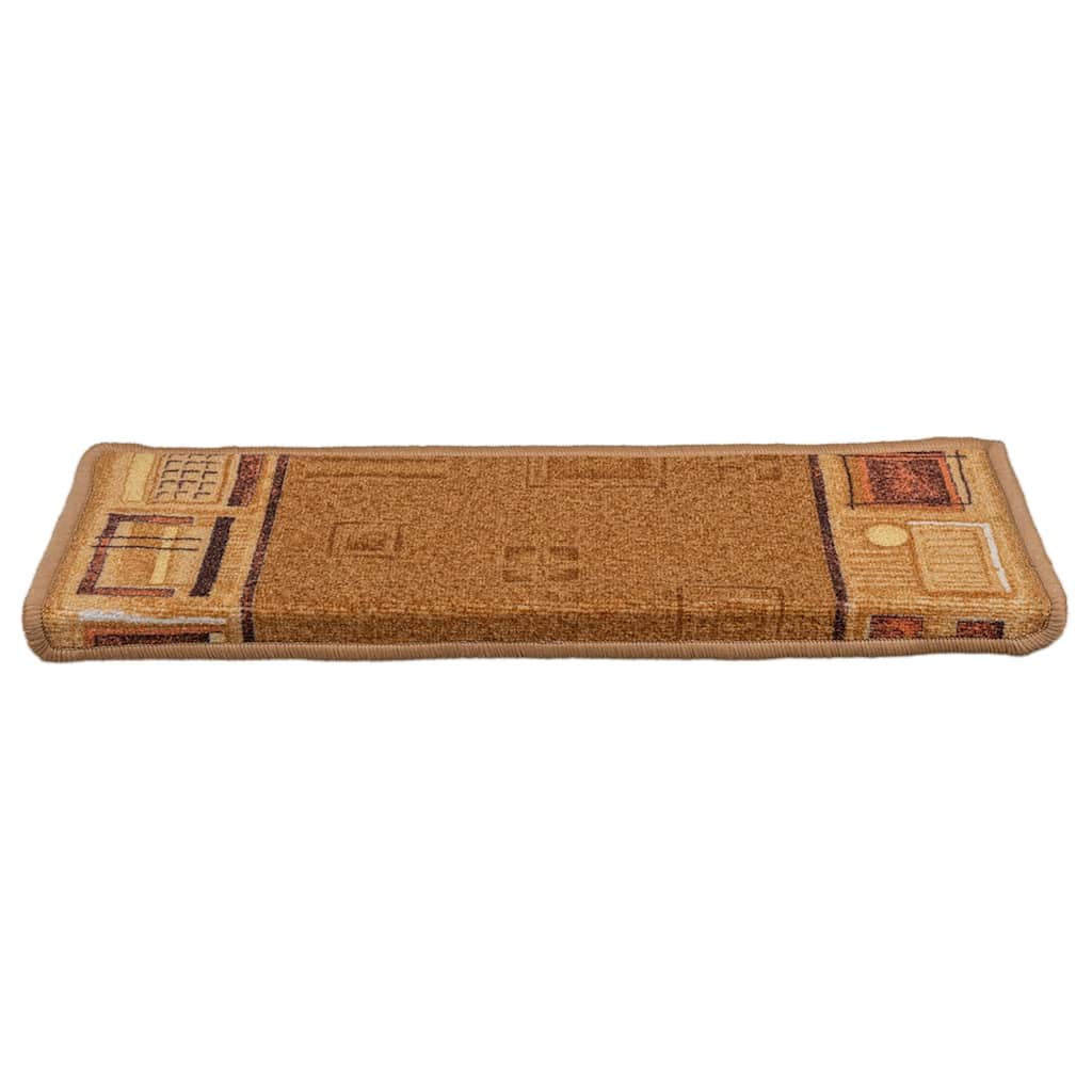 Vidaxl trapmatten zelfklevend 5 st 65x21x4 cm beige