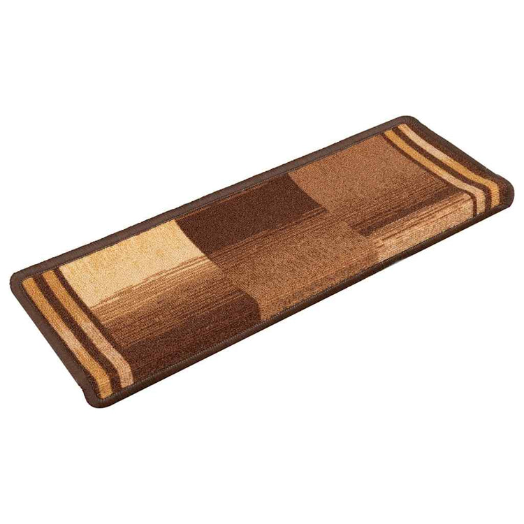 Vidaxl trapmatten zelfklevend 10 st 65x21x4 cm bruin