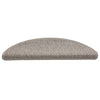 Vidaxl trapmatten zelfklevend 15 st sisal-look 56x17x3cm zilverkleurig
