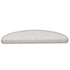Vidaxl trapmatten zelfklevend 15 st sisal-look 65x21x4 cm platinakleur