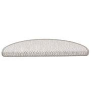 Vidaxl trapmatten zelfklevend 15 st sisal-look 65x21x4 cm platinakleur - afbeelding 3