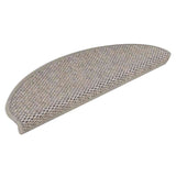 Vidaxl trapmatten zelfklevend 15 st sisal-look 65x21x4cm zilverkleurig - afbeelding 3