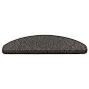 Vidaxl trapmatten zelfklevend 15st sisal-look 65x21x4cm antracietkleur - afbeelding 3