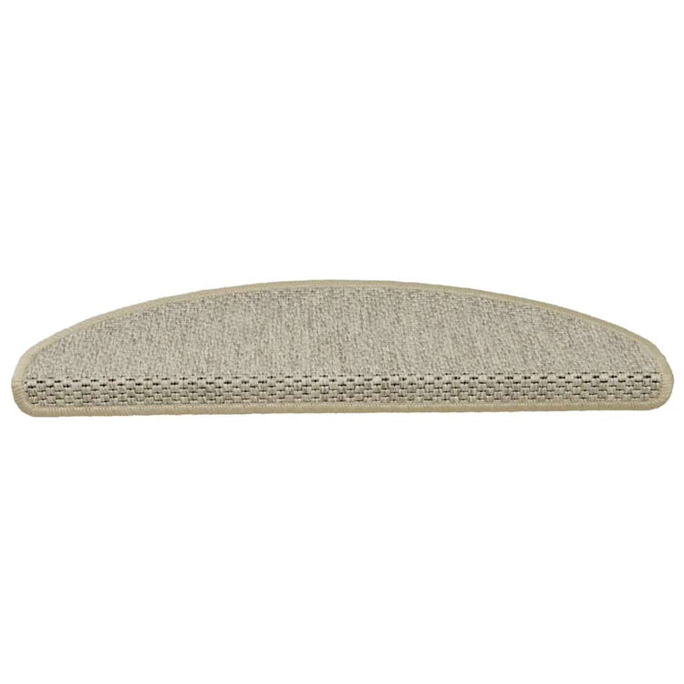 Vidaxl trapmatten zelfklevend 15 st sisal-look 65x21x4 cm lichtgroen