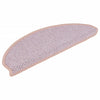 Vidaxl trapmatten zelfklevend 15 st sisal-look 65x21x4 cm roze