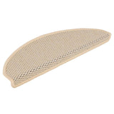 Vidaxl trapmatten zelfklevend 15 st sisal-look 65x21x4 cm berber - afbeelding 3