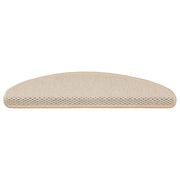 Vidaxl trapmatten zelfklevend 15 st sisal-look 65x21x4 cm berber - afbeelding 3