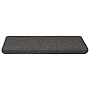 Vidaxl trapmatten zelfklevend 15st sisal-look 65x21x4cm antracietkleur - afbeelding 3