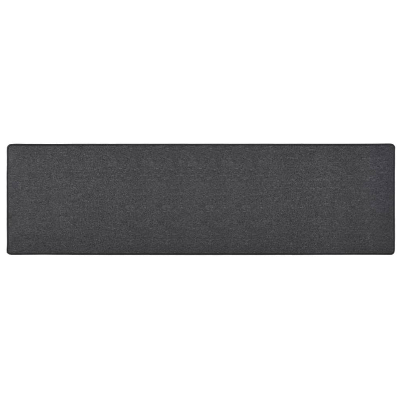 Vidaxl tapijtloper 50x200 cm antracietkleurig