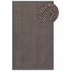 Vidaxl deurmat getuft 90x150 cm donkerbruin