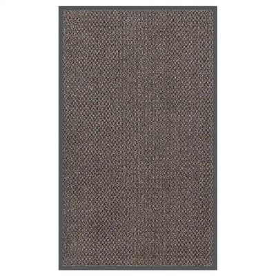 Vidaxl deurmat getuft 90x150 cm donkerbruin