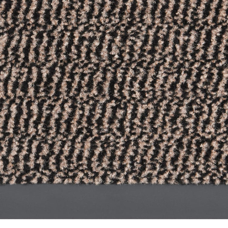 Vidaxl deurmat getuft 120x180 cm donkerbruin
