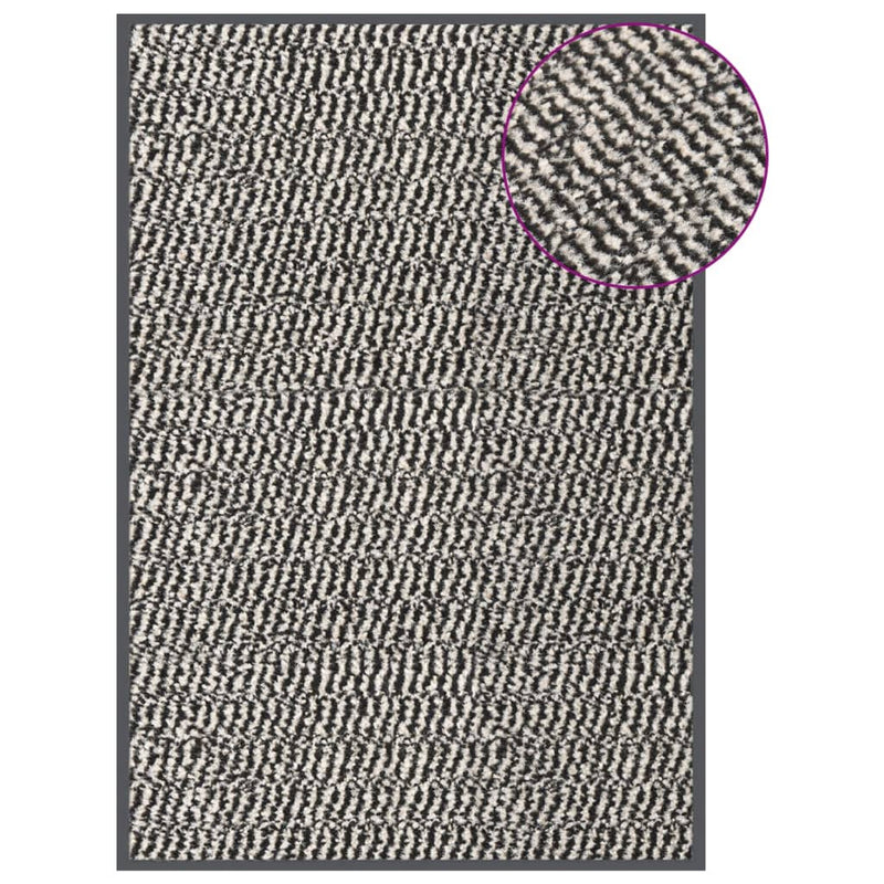 Vidaxl deurmat getuft 60x90 cm lichtbruin