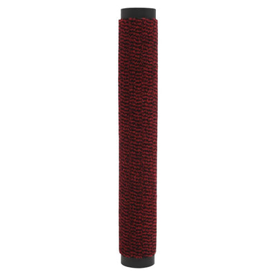 Vidaxl deurmat getuft 60x180 cm rood