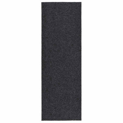 Vidaxl droogloopmat 100x300 cm antracietkleurig