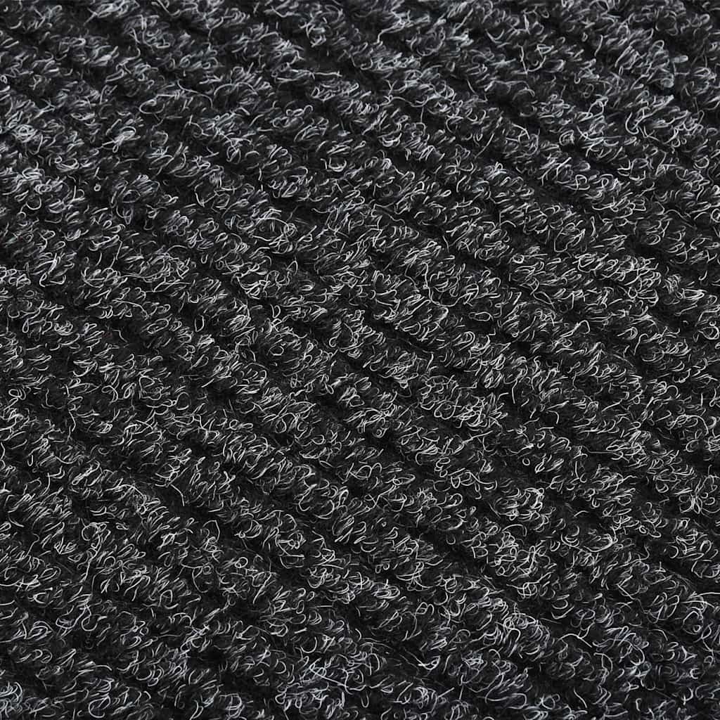 Vidaxl droogloopmat 100x300 cm antracietkleurig