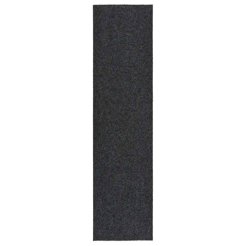 Vidaxl droogloopmat 100x400 cm antracietkleurig