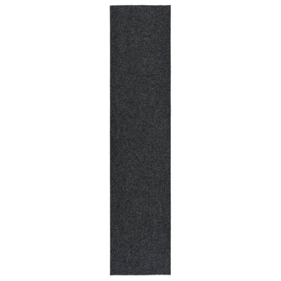 Vidaxl droogloopmat 100x450 cm antracietkleurig