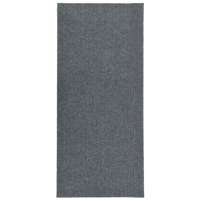 Vidaxl droogloopmat 100x250 cm grijs