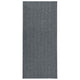 Vidaxl droogloopmat 100x250 cm grijs
