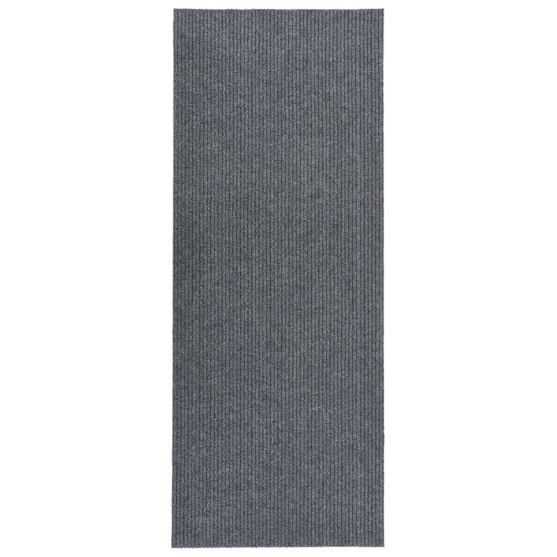 Vidaxl droogloopmat 100x300 cm grijs