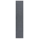 Vidaxl droogloopmat 100x500 cm grijs