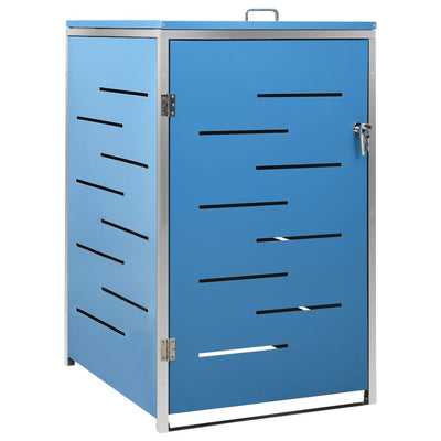 Vidaxl containerberging enkel 69x77,5x112,5 cm roestvrij staal