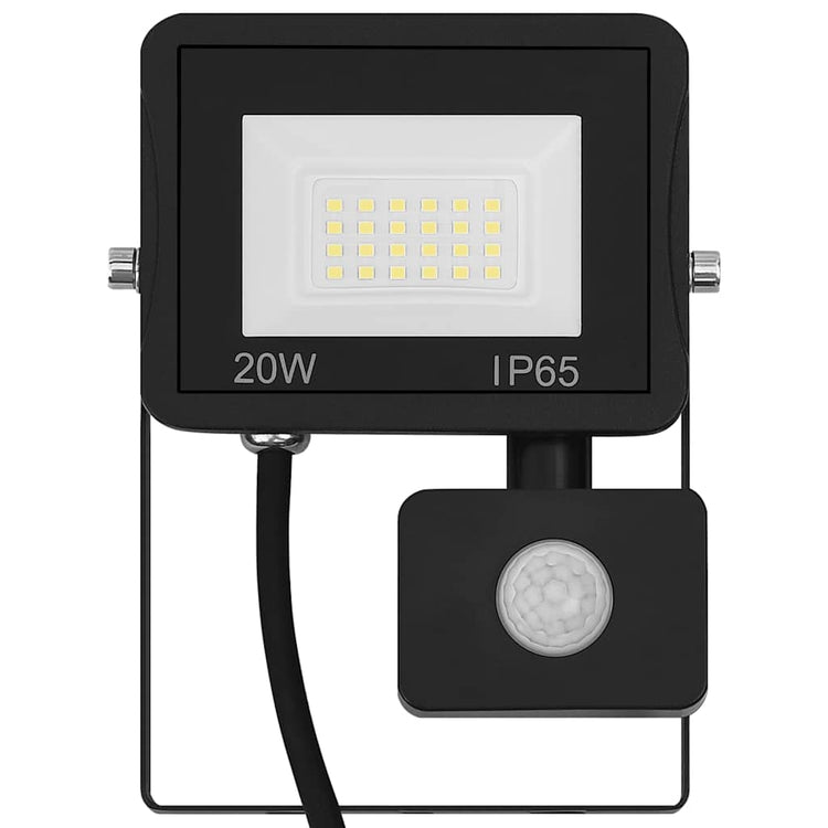 Vidaxl spotlight met sensor led 20 w warmwit