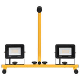 Vidaxl spotlight met handvat led 2x20 w koudwit - afbeelding 3