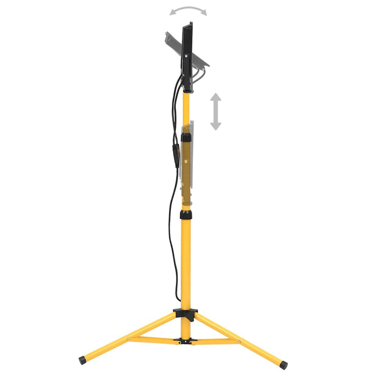 Vidaxl spotlight met statief led 2x100 w warmwit