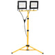 Vidaxl spotlight met statief led 2x100 w koudwit