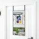 Vidaxl deurspiegel 40x80 cm glas en aluminium zwart