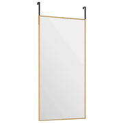 Vidaxl deurspiegel 30x60 cm glas en aluminium goudkleurig - afbeelding 3