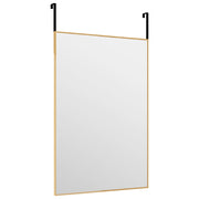 Vidaxl deurspiegel 40x60 cm glas en aluminium goudkleurig - afbeelding 3