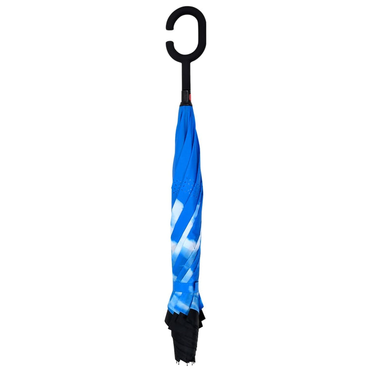 Vidaxl paraplu c-handgreep 108 cm zwart