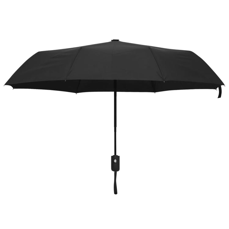 Vidaxl paraplu automatisch inklapbaar 95 cm zwart